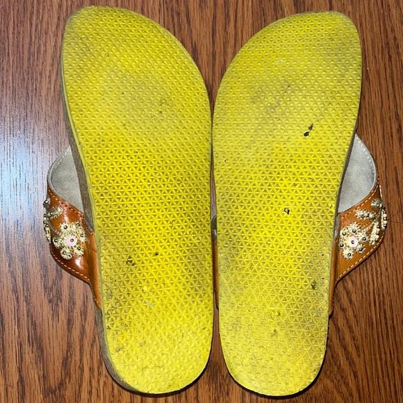 Glam Souls Beaded Embroidered Sandals Size 7 - Picture 16 of 16